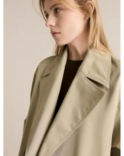Mango Long Oversized Double-Breasted Trench Coat