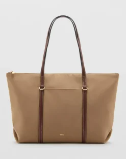 Mango Nylon Shopper Tote Bag