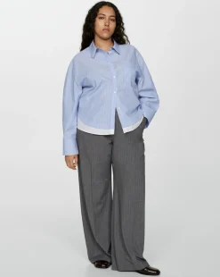 Mango Striped Double Shirt