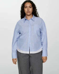 Mango Striped Double Shirt