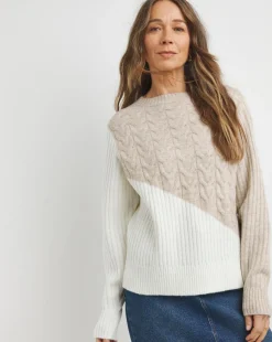 Mix Cable Rib Jumper