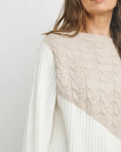 Mix Cable Rib Jumper