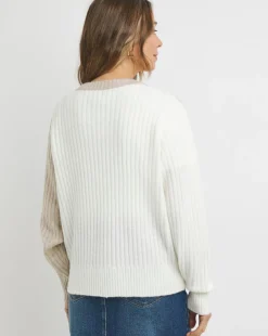 Mix Cable Rib Jumper