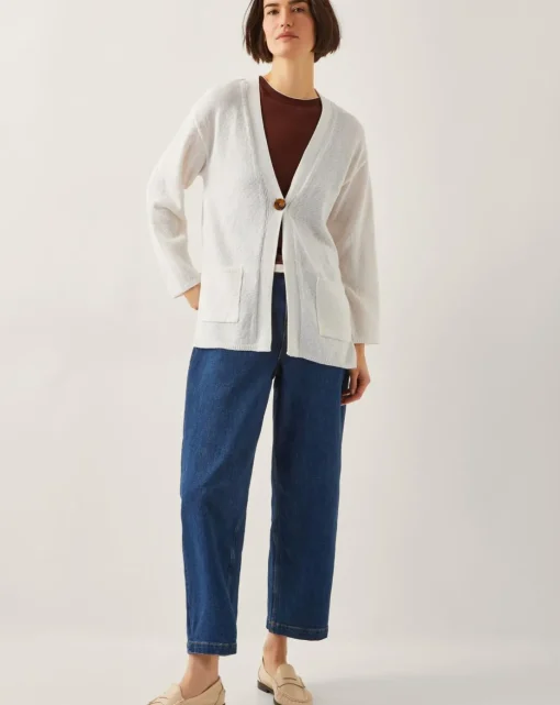 Monsoon Clo Knit Single-Button Cardigan