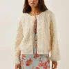 Monsoon Fi Floral Knit Cardigan