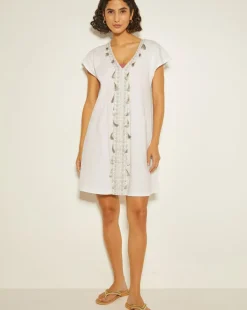 Monsoon Jodie Tassel Mini Dress