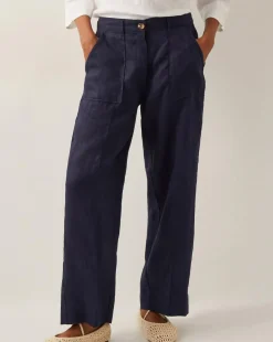 Monsoon Jolie Regular Linen Trousers