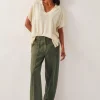 Monsoon Jolie Short Wide Leg Linen Trousers