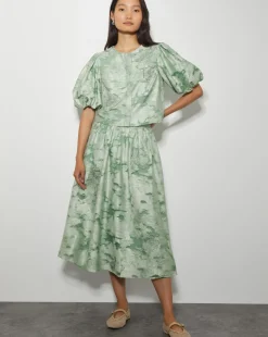 Monsoon Josie Floral Jacquard Top