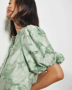 Monsoon Josie Floral Jacquard Top