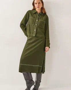 Monsoon Katya Contrast Cargo Shirt