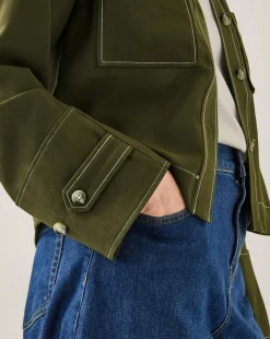 Monsoon Katya Contrast Cargo Shirt