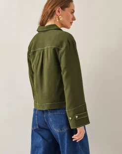Monsoon Katya Contrast Cargo Shirt