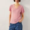 Monsoon Mabel Linen Blend T-Shirt