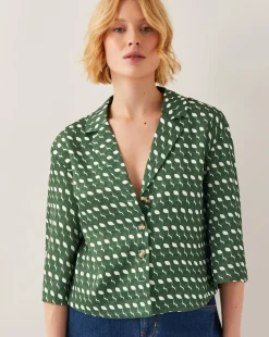 Monsoon Maren Geometric Print Shirt