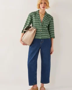 Monsoon Maren Geometric Print Shirt