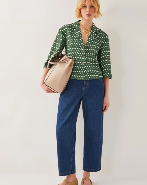 Monsoon Maren Geometric Print Shirt
