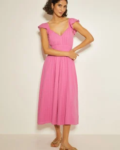 Monsoon Marlee Ruffle Midi Sun Dress