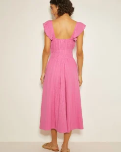 Monsoon Marlee Ruffle Midi Sun Dress