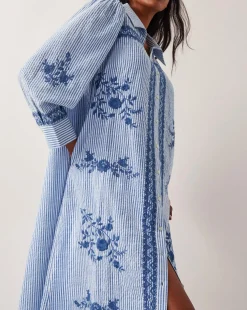 Monsoon Marlowe Midi Shirt Dress