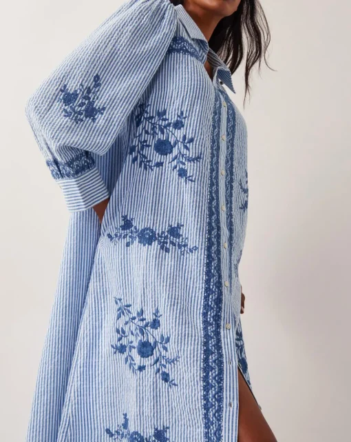 Monsoon Marlowe Midi Shirt Dress
