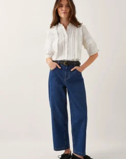 Monsoon Meesha Frill Short Sleeve Shirt