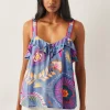 Monsoon Monika Frill Floral Print Cami Top