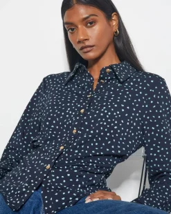 Monsoon Novie Spot Print Jersey Shirt