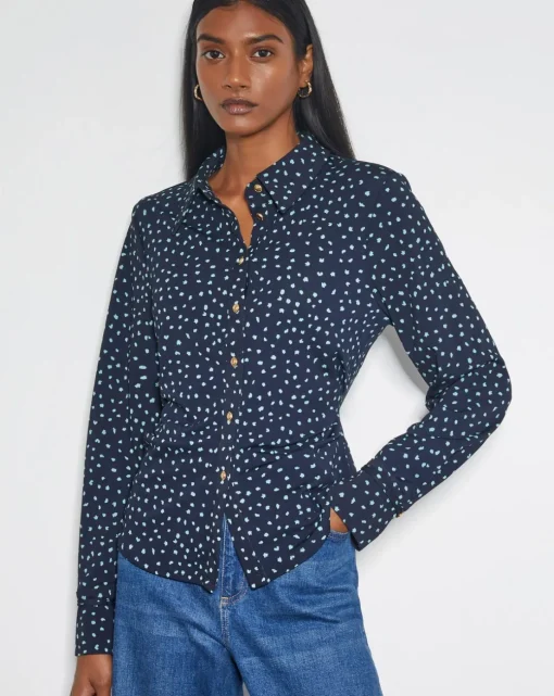 Monsoon Novie Spot Print Jersey Shirt