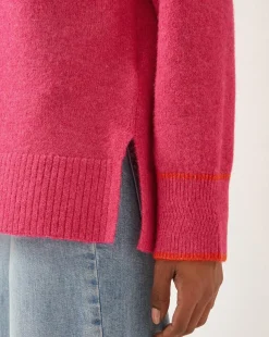 Monsoon Oti Oversized Mock Neck Jumper