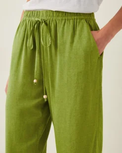 Monsoon Penina Drawstring Wide-Leg Trousers