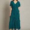 Monsoon Renata Ruffle Maxi Dress