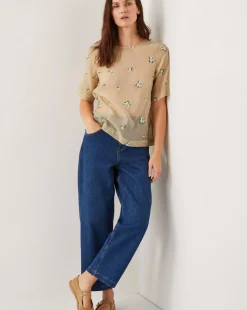 Monsoon Sacha Embroidered Top