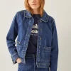 Monsoon Sadie Ruffle Denim Jacket
