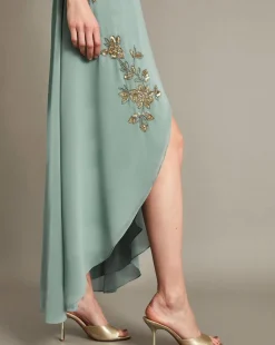 Monsoon Sarah Embellished Wrap Dress