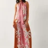 Monsoon Tabitha Floral Print Trousers
