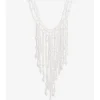 Mood Gold Pearl Cascade Statement Necklace