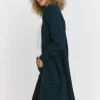 Navy Fisherman Rib Cardigan