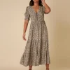 Nobody's Child Lia Midi Dress Ina Ditsy Cream