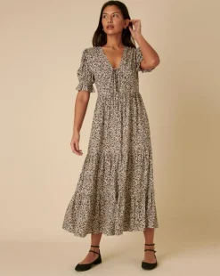 Nobody's Child Lia Midi Dress Ina Ditsy Cream