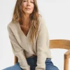 Oatmeal V Neck Jumper