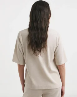Oatmeal Waffle Boxy T-Shirt