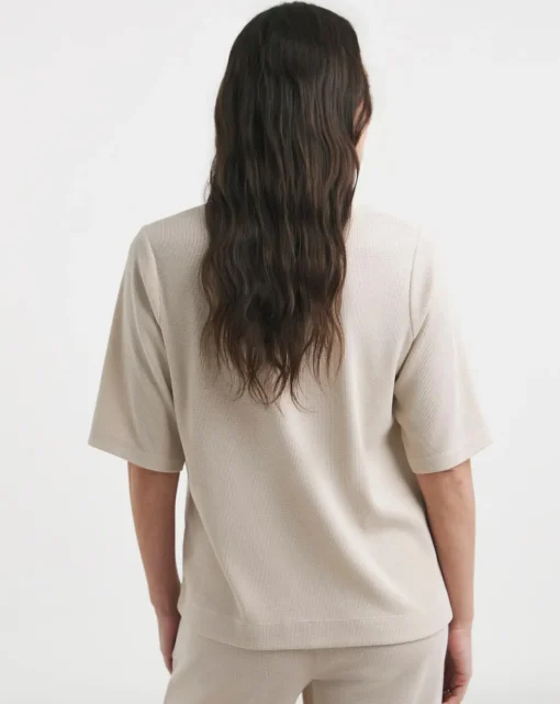 Oatmeal Waffle Boxy T-Shirt