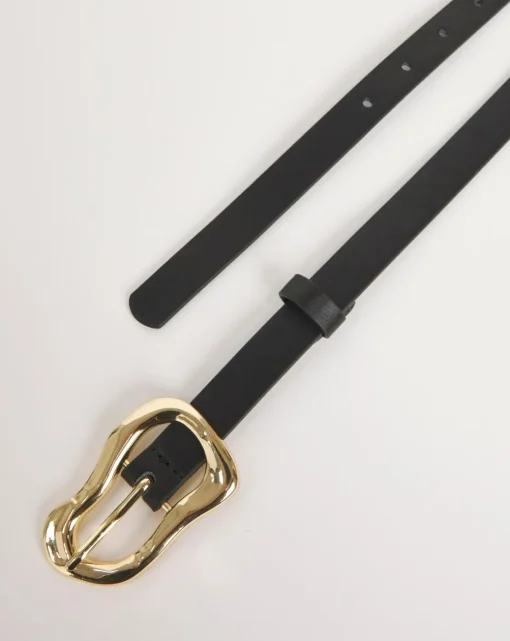 Oval Buckle Jean Belt