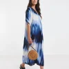 Overhead Midi Kaftan Dress