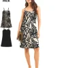 2 Pack Strappy Cami Dress