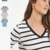 3 Pack V Neck T-shirt