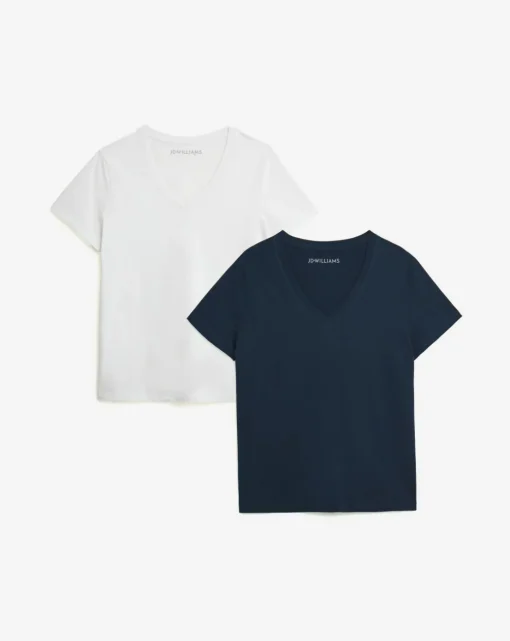 2 Pack V Neck T-Shirts