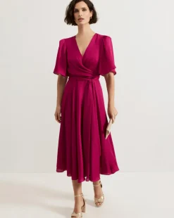 Phase Eight Abbie Textured Plain Dress