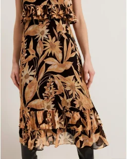 Phase Eight Alma Printed Double Layer Dress